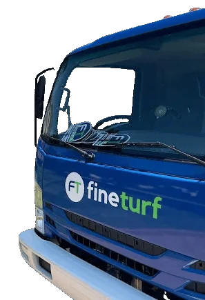 FineTurf lawn care service truck